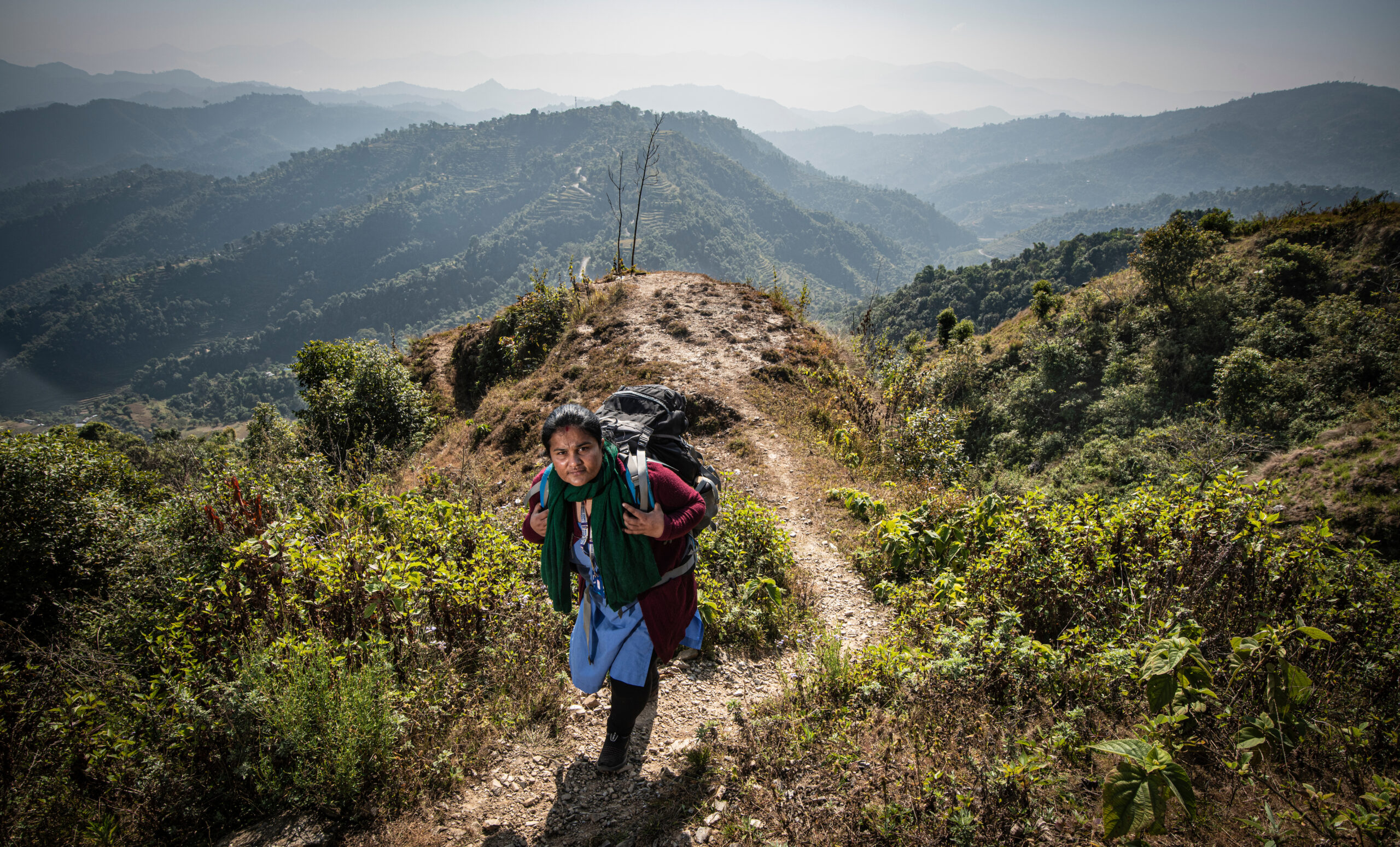 Editorial hiking Nepal