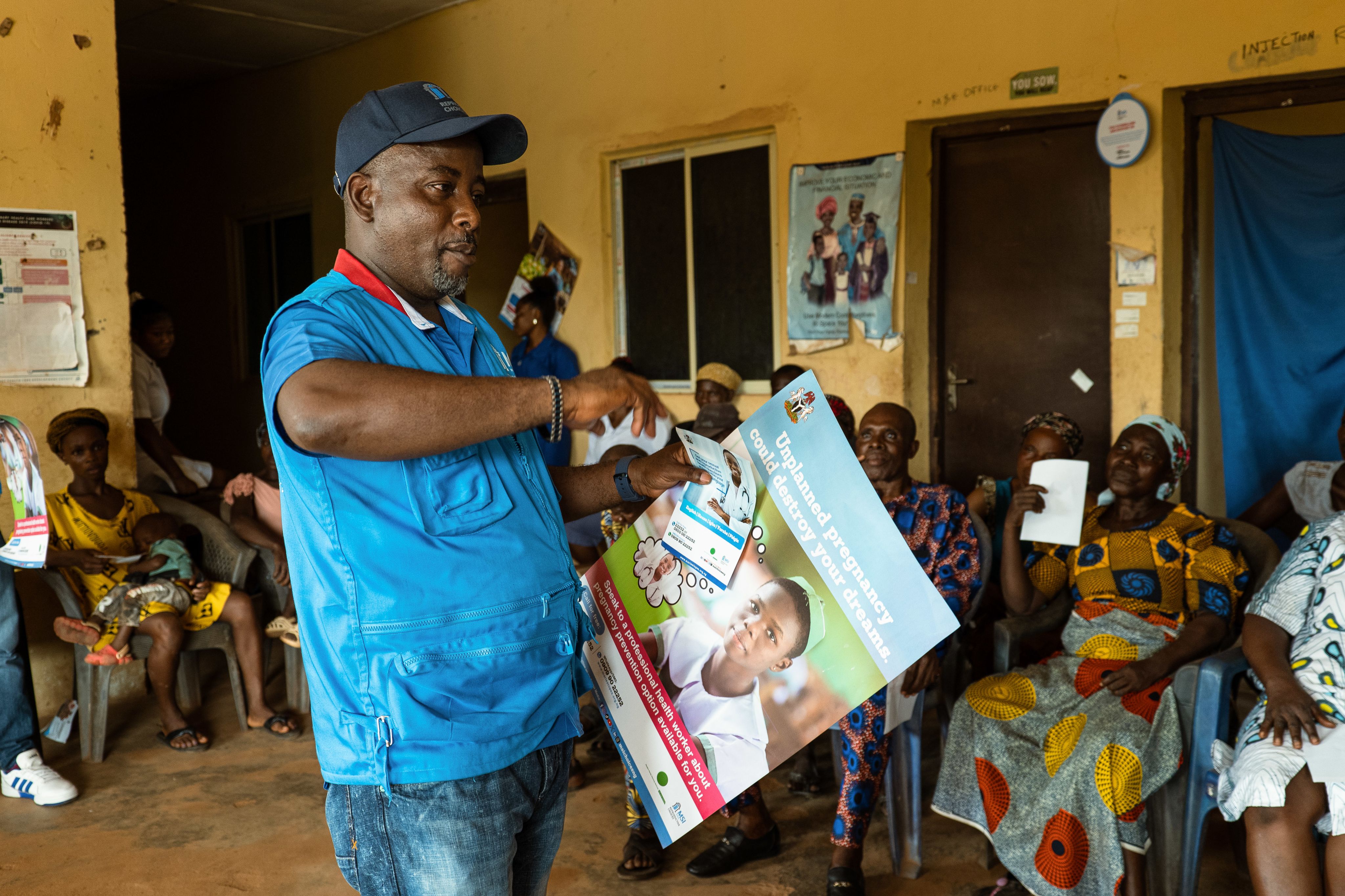 MSI community mobiliser Felix is giving an educational talk